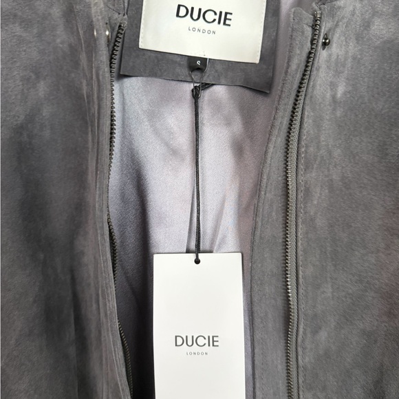 Ducie NWT Suede Bomber Jacket - Picture 3 of 4